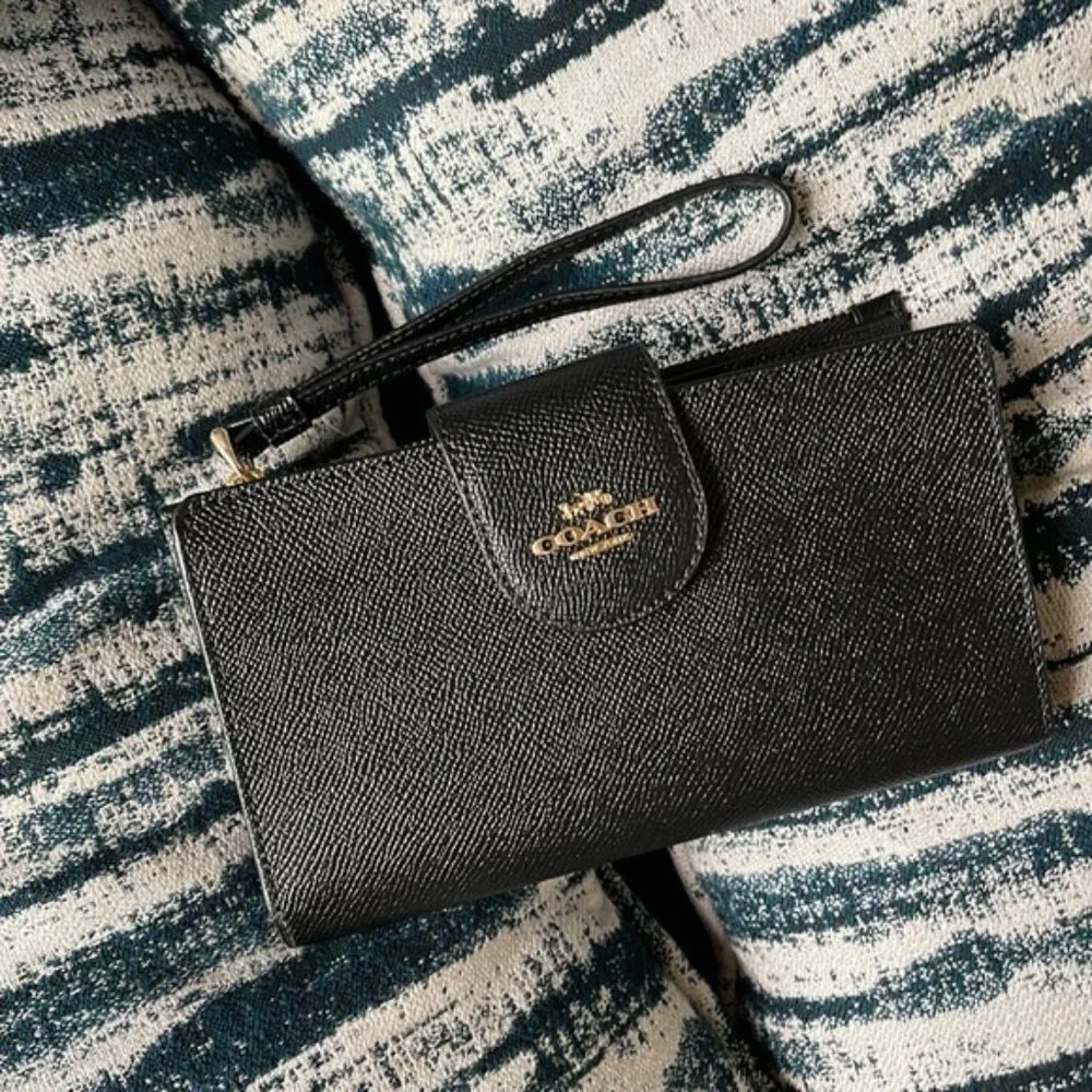 Coach Tech Wallet Black NWT - Picture 13 of 15